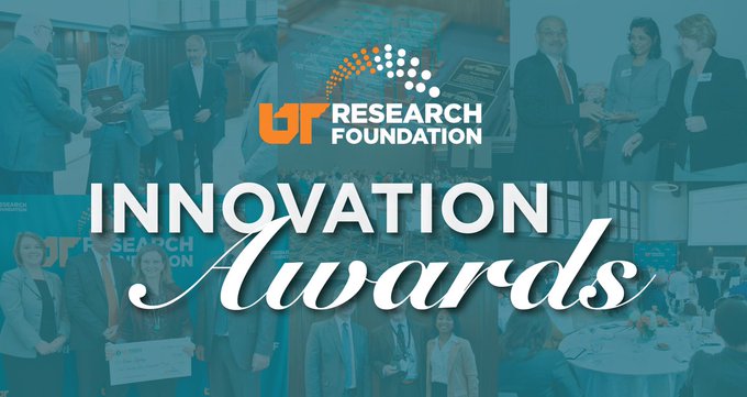 UT Research Foundation Innovation Awards text.
