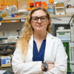 Amanda Penicks in a lab
